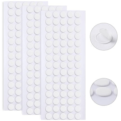 JANYUN 225 Pcs Double Sided Sticky Dot Stickers Putty Clear Sticky Tack | 10mm by JANYUN