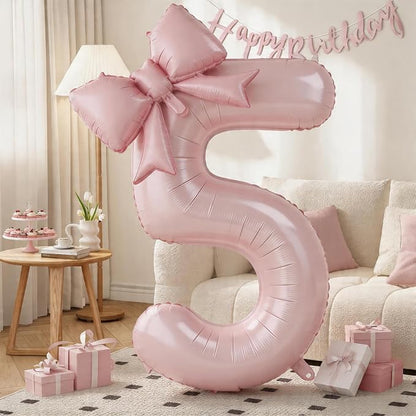 40 Inch Dusty Pink Number 5 by KYGNE