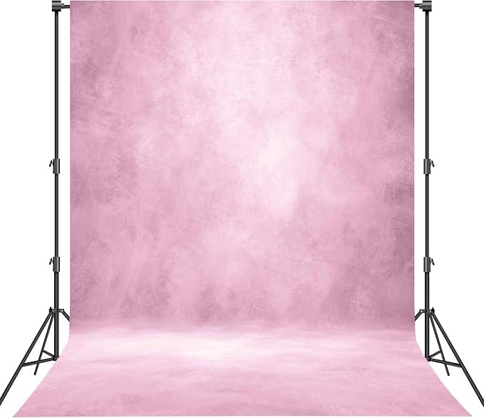 Abstract Photography Backdrop for Photoshoot 8x12ft, Light Pink, No Stand | by Haboke