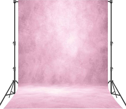 Abstract Photography Backdrop for Photoshoot 8x12ft, Light Pink, No Stand | by Haboke
