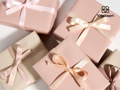 Vitalizart Pink Ribbons for Crafts 3/8" x 50Yds Double-Faced Satin Ribbon | - Image 6