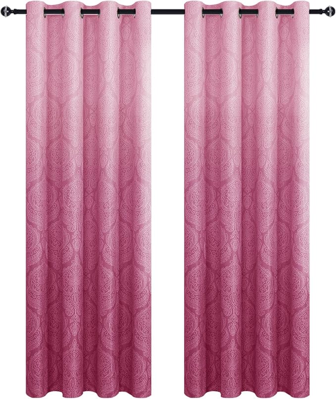 DWCN Ombre Blackout Curtains for Bedroom - Image 7
