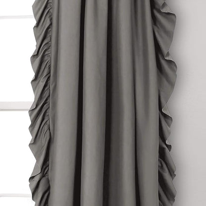 Lush Decor Reyna Ruffle Window Curtain Panel Set, Living room, or Dining Room - Image 3