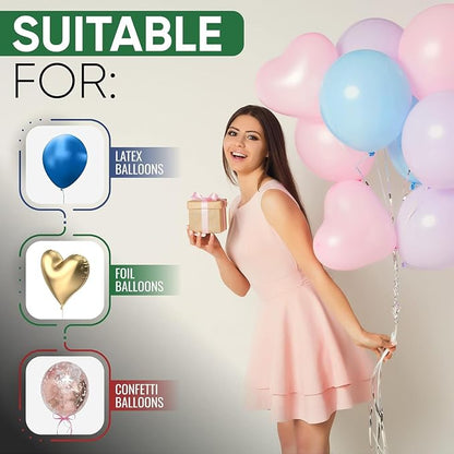 Balloon Pump, Inflator for Balloons, Toy Blower, Foil and Confetti Professional - Image 6
