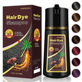 Light Brown Hair Dye Shampoo, 4 Weeks of Vibrant Color in Minutes, 3 in 1 Color Shampoo Hair Dye for Women Men, Natural Brown Coloring Shampoo for Painting Hair, Shampoo Para Canas, Herbal Formula