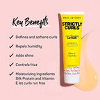 Marc Anthony Curl Defining Lotion, Strictly Curls - 2 Pack - Silk Protein & Vitamin E Hair Gel for Dry Damaged Curly Hair - Sulfate-Free Moisturizing Detangler & Anti Frizz Styling Product 8.3 Fl Oz