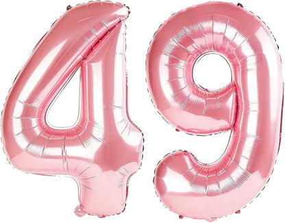 40 Inch Number 49 Balloons for 49th Birthday Party Decorations, 0-100 Jewelry by FOBELEC