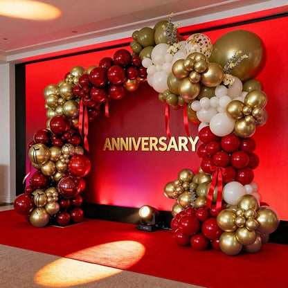 50pcs Metallic Gold Balloons, 12 Inch Chrome Gold Latex Balloons | Helium - Image 4