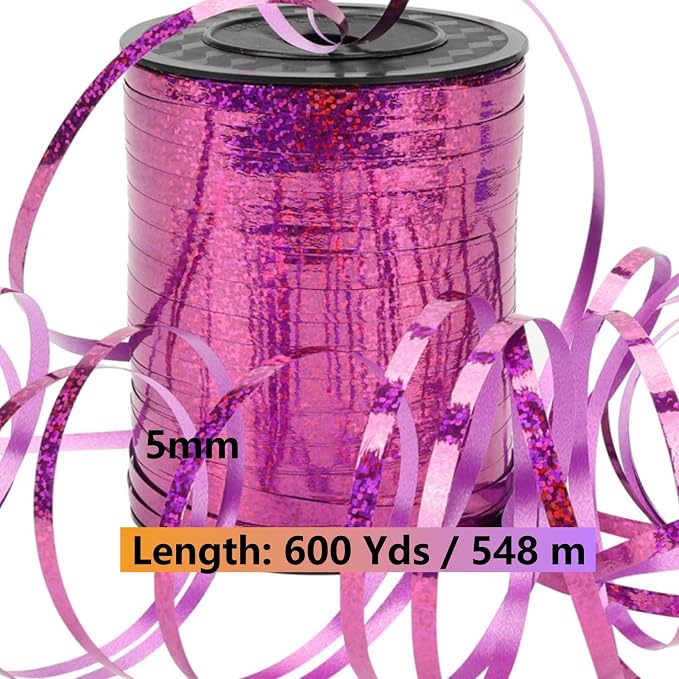 600 Yards Curling Ribbon, Balloon String Roll Ribbon and Bows - Image 6
