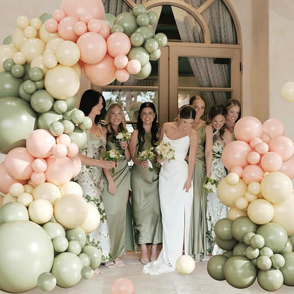 Sage Green Balloon Arch Kit for Baby Shower Bridal Shower Decorations | 124Pcs - Image 4