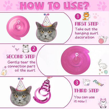 Cat Themed Birthday Party Decorations, Cat Birthday Decorations - Image 5