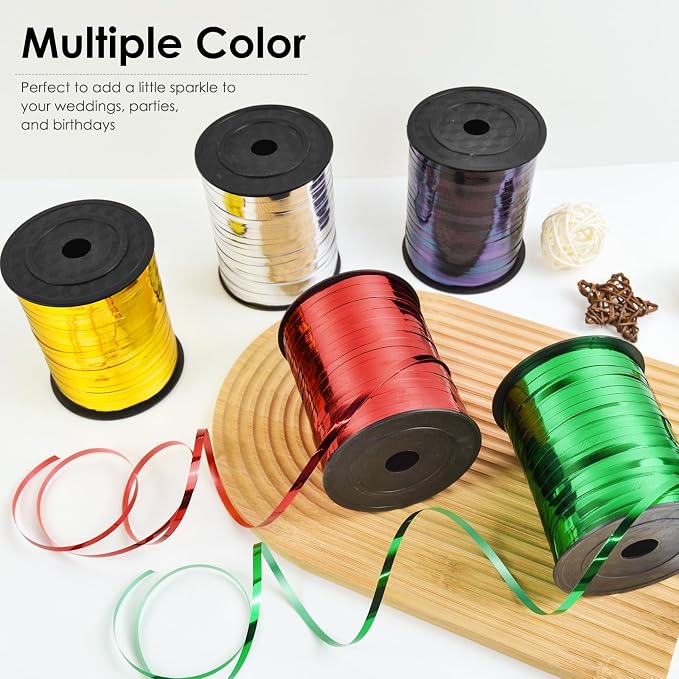 Green Metallic Ribbon - Image 5