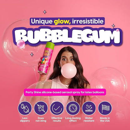 Party Shine Bubble Gum Balloon Shine Spray, Silicone Spray - Image 2