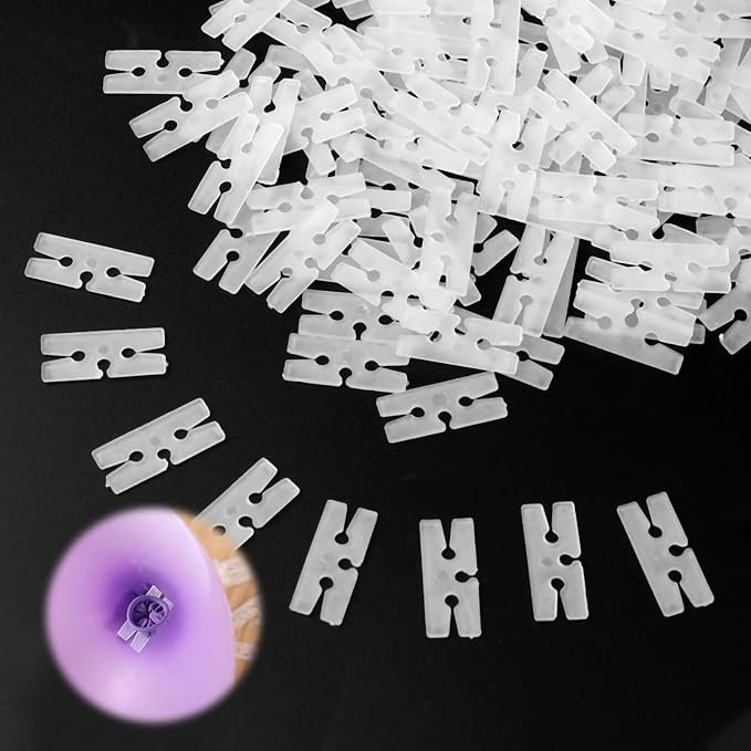 100pcs H-Shape Balloon Clips by Unknown