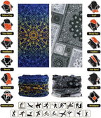 Headband Neck Gaiter Head Wrap Headwear Face Mask Magic Scarf Bandana for Men and Women