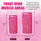 Perfect Remedy 2-Pack Gel Ice Packs for Injuries, Soft and Flexible Hot & Cold Compress, Soothing Ice Packs Aid for Sprains, Strains & Soreness conditions, Alternative to Hot Water Bottles (Pink, Reg)