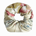 Suncdelv Silk,100% Silk Scrunchies for Hair,22 Momme Hair Ties for Anti-Crease & Breakage,Natural Women Hair Accessories，Fashion Hairbands 3PCS （watercolour）
