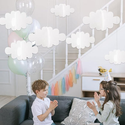 16 Pcs 3D Cloud Decorations Hanging Clouds - Image 2