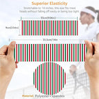 4PCS Christmas Headbands for Women Trendy Wide Head Bands for Women's Hair Non Slip Wraps Elastic Stretchy Bandanas Workout Hair Bands Fashion Hair Accessories Birthday Gifts for Valentines