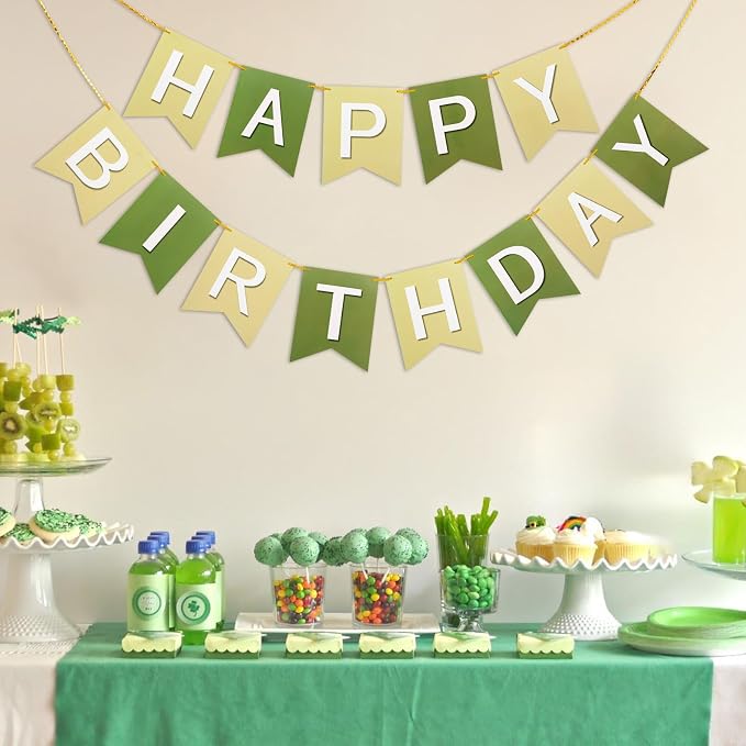 Happy Birthday Banner Birthday Party Banner NO DIY Happy Birthday Sign | - Image 4