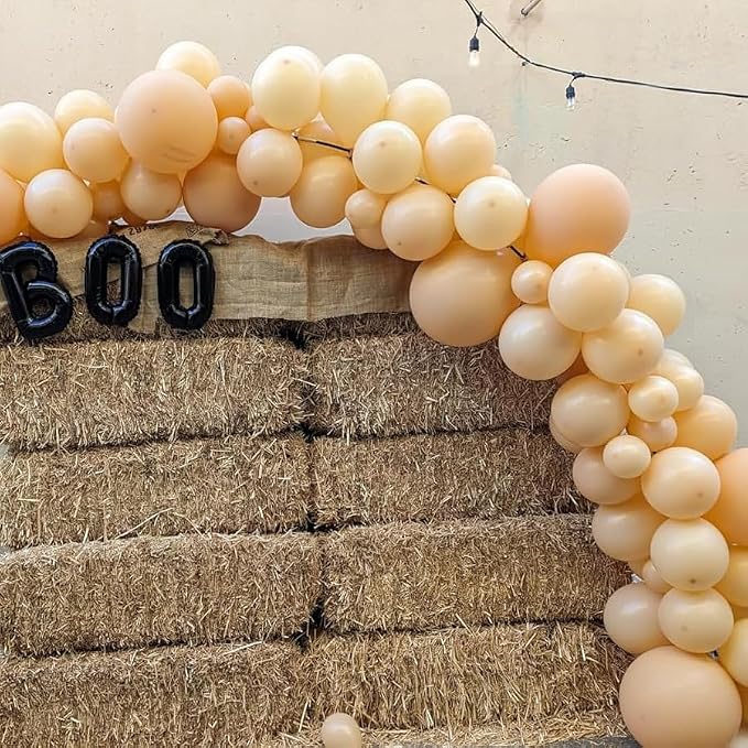 Nude Balloons - 12 inch 100pcs Latex - Round Neutral Boho Birthday - Image 3
