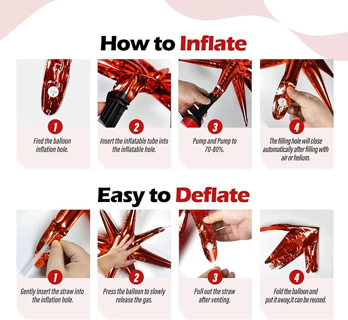 Red and Black Balloon Arch Kit - Image 4
