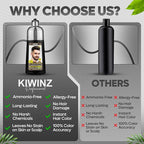 Light Brown Hair Color Shampoo for Men – 5 in 1 Hair Dye Shampoo for Grey Hair - Instant Hair Dye with 100% Color Accuracy with Natural Ingredients - Ammonia Free - 500ml