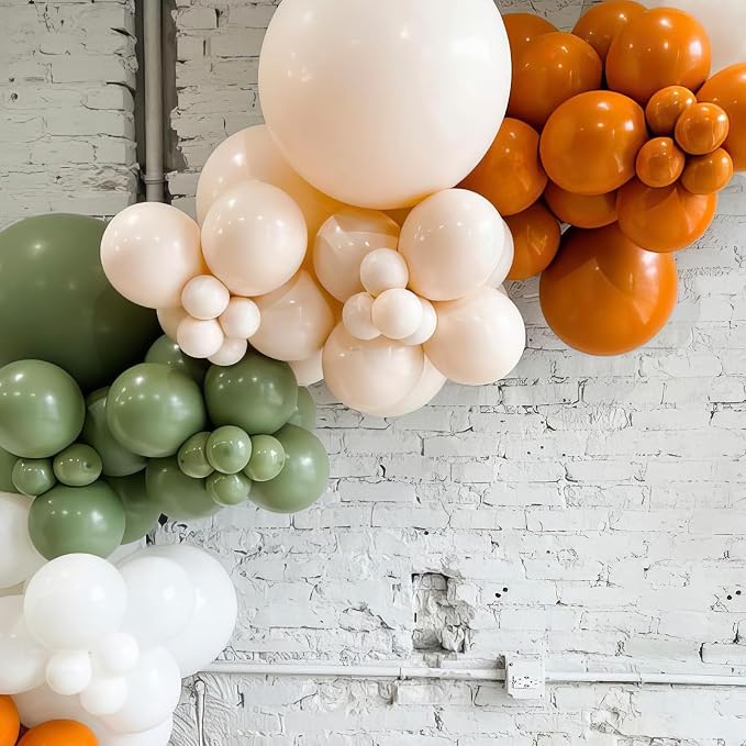 Sage Green & Brown Balloons - Image 5