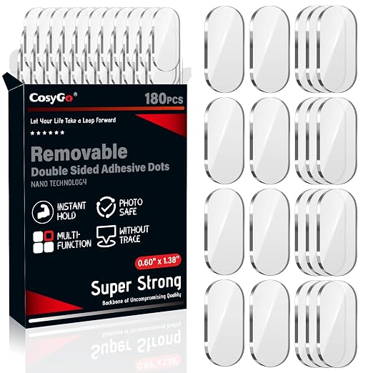 Extra Large Removable Mounting Putty, Strong Double Sided Glue Adhesive Dots No by CosyGO