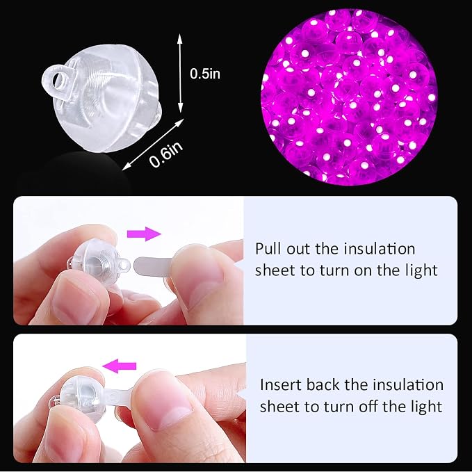 100PCs Mini Led Lights, Led Balloons Light - Image 3