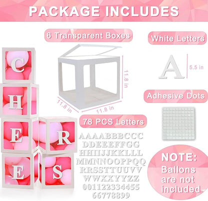 Ledido Transparent Balloon Boxes - Image 2