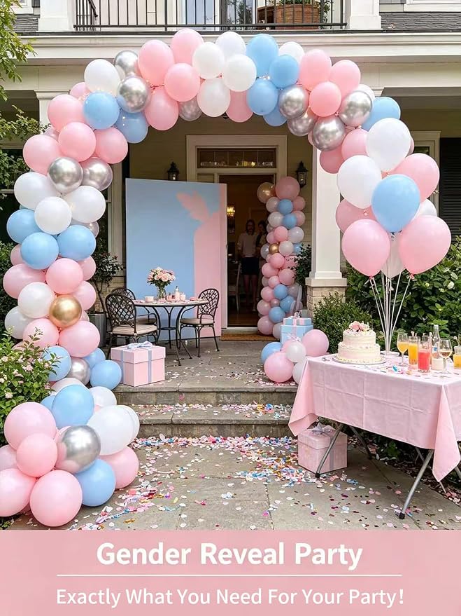 Pink Balloons 12 Inch 60 Pcs Light Pink Balloons Pastel Baby Pale Pink Latex - Image 2