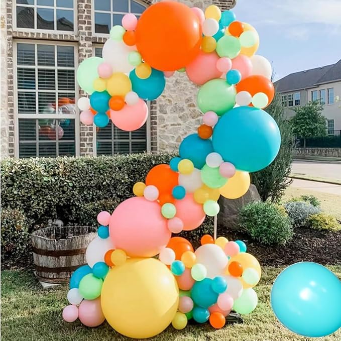 MEBAY Rainbow Balloons Garland Arch Kit - Image 5
