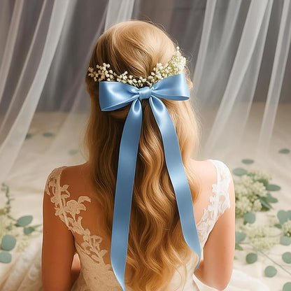 30Yards 1 1/2In Sky Blue Ribbon - Image 5