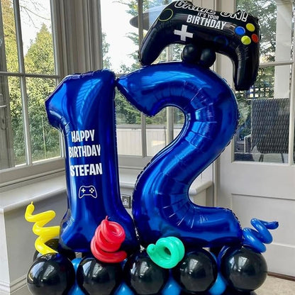 Navy Blue 25 Balloon Numbers, 40 Inch Dark Blue 25 or 52 Birthday Balloons - Image 7
