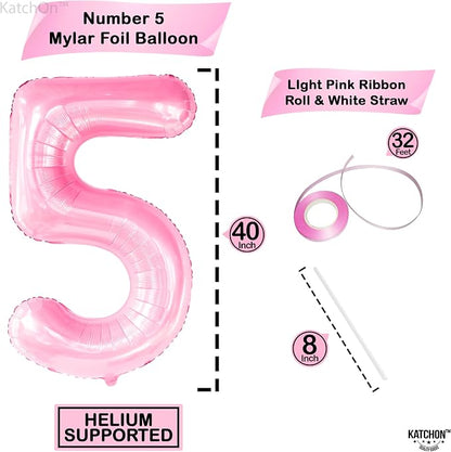 KatchOn Pink 5 Balloon - Image 2