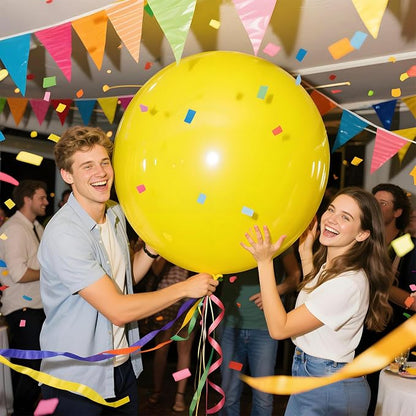 Yellow Giant Balloons 36 Inch - Image 4