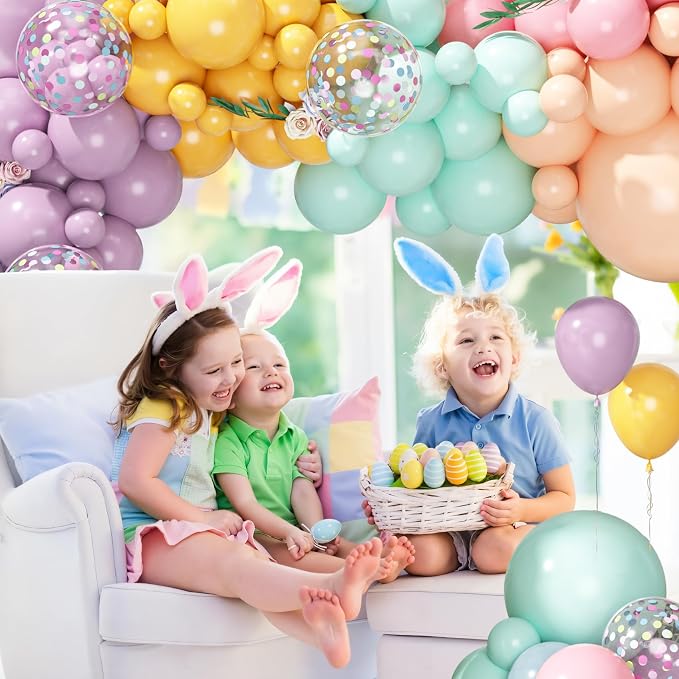 Ouddy Party 149Pcs Pastel Rainbow Balloon Garland Kit 18 12 10 5Inch | - Image 7