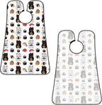Men's Beard Maintenance Apron, Waterproof & Easy Clean, Japanese Sushi and Lucky Cat