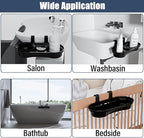 Salon Storage Rack Shampoo Bottle Shelf Shampoo Bowl Tray to Hold Color Bowls Hanging Salon Organizer Tray for Hairdressing Tools, Coloring Bowls, Combs