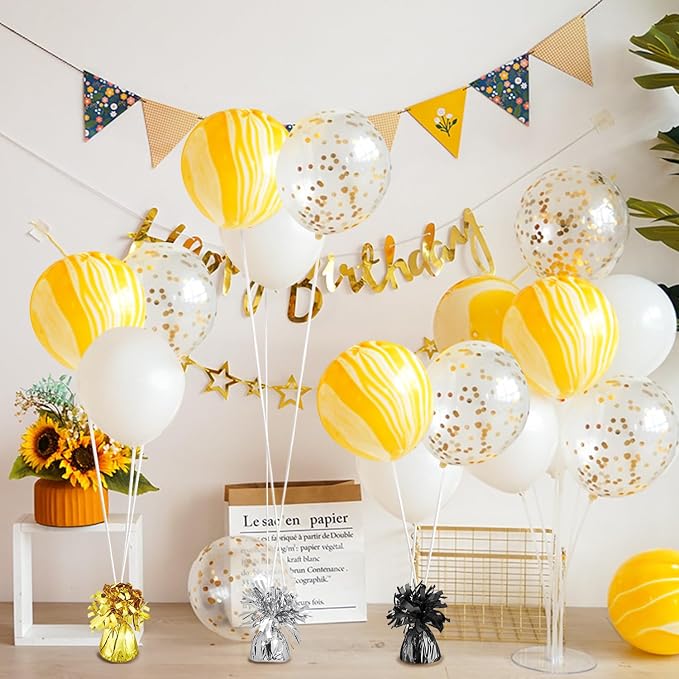 12PCS Metallic Balloon Weights Set, Used - Image 6