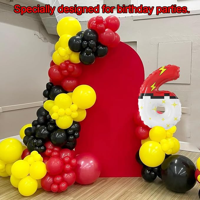Red White Cartoon Theme Nylon Balloons Cartoon Balloons Birthday Party Balloons - Image 4