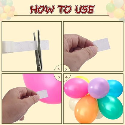 600PCS Glue Balloon Dots, Removable Sticky Spots, Extra Strong Glue Dots Double - Image 3