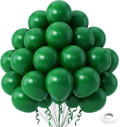 Dark Green Balloons, Baby Shower, Anniversary, Graduation, Wedding Decorations by GoldenParty
