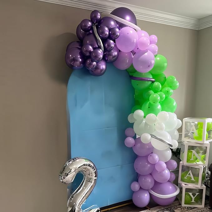 Green Purple Blue Balloons - Image 6