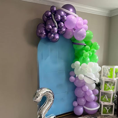 Green Purple Blue Balloons - Image 6