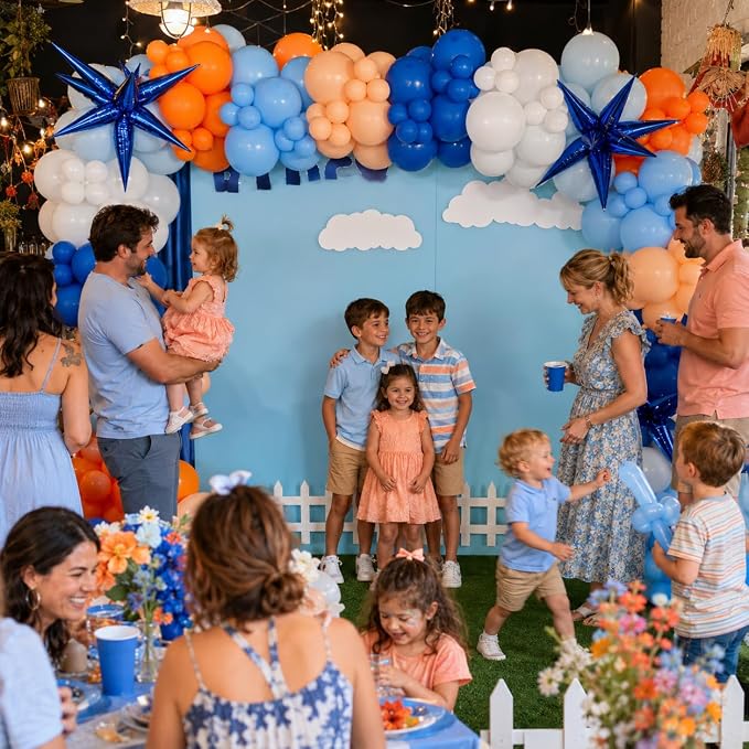 HILAVO Blue and Orange Balloons - Image 5