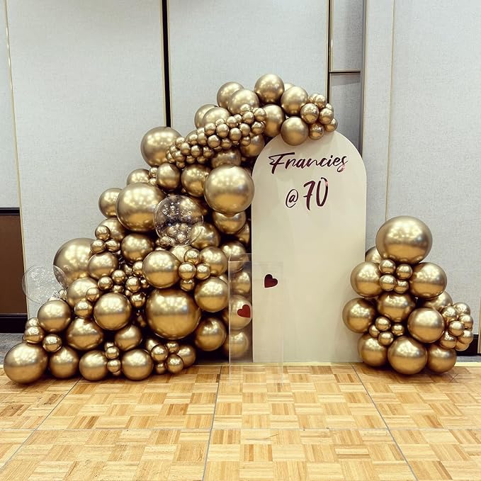 Gold Latex Balloons, Graduation, Baby Shower, New Year Party Decorations - Image 5