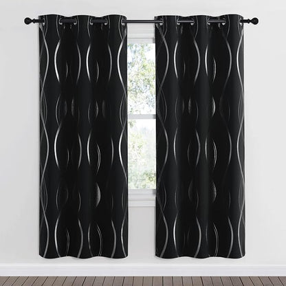NICETOWN Blackout Curtain Panels 72 inches, 42 inches Wide, Light Reducing - Image 2