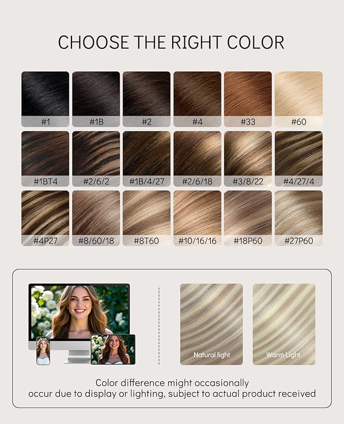 VINBAO Injected Tape in Hair Extensions Ash Blonde Highlights Platinum Blonde Invisi Edge Tape in Extensions Human Hair 45g 20pcs Hand Tied Tape Weft 16inch #18P60